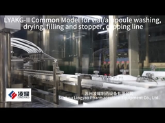 2-30ml vial filling machine for Vials fully automatic washing drying filling sealing machine