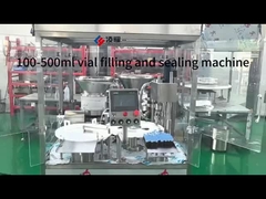 Integrated 3-in-1 Vial Filling, Stopping & Capping Machine