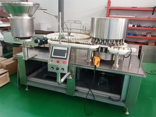 Buy GMP Certified Automated Filling And Capping Machine For Nutrient Solution, With 24 Filling Nozzles 12000BPH Capacity online manufacture