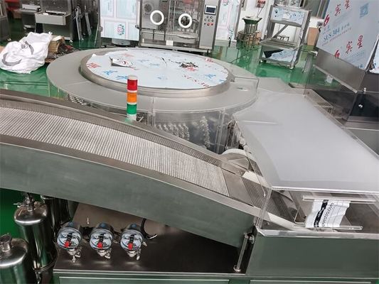 Buy LYQCL-120 Ultrasonic Vial and Ampoule Washing Machine Exceptional Throughput for 2–20ml Glass Containers 25000 BPH Capacity online manufacture