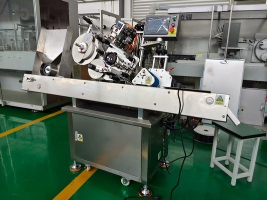 Buy High-Speed Cosmetic Labeling Machine - Fully Automatic Sticker Labeling for 1-20ml Glass or Plastic Bottles with Taping and Printing Features online manufacture