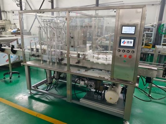 Buy Automatic Pesticide Filler, Bottle Filling Machine for Pesticides Suitable for 500-1500ml PET Bottles, Accuracy ±0.5%, Compliant with GMP and FDA Standards online manufacture