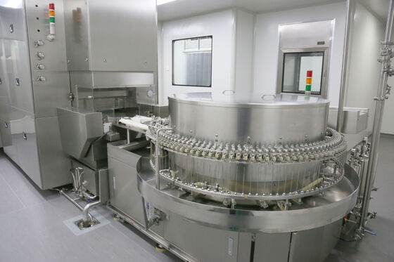 Buy HMI Integrated Line Control 10ml Ampoule Washing Sterilizing Filling Sealing Line, 40000 pcs/h ≤1% Breakage Rate AGF-15S online manufacture
