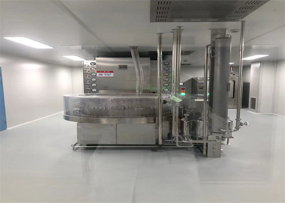 Vial Filling And Sealing Mahcine For 2-30ml Vials Bottles Pharma Filling, With Rotary Washing Machine And Plunger Pump