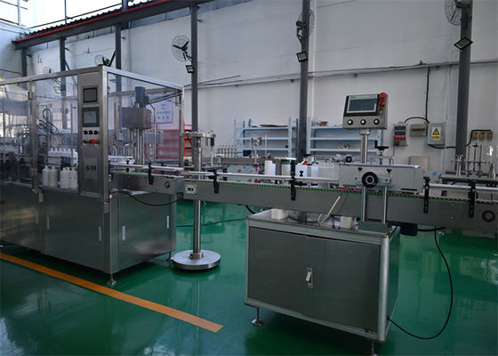 250-1000ml Disinfectant Automatic Filling Production Line, Antiseptic Filling Line For Sterile