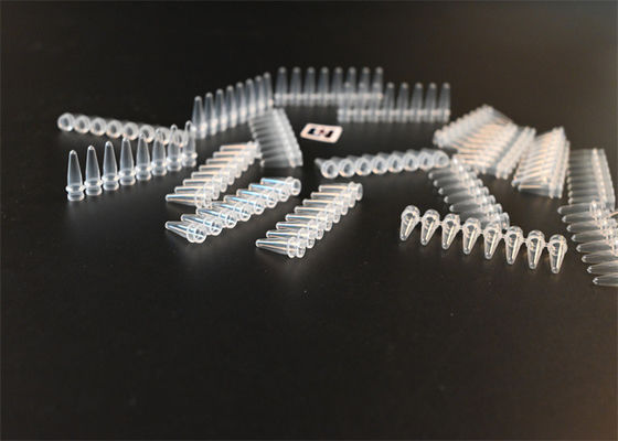 Flexible Sterile PCR Tubes Plastic Polypropylene 0.1 Ml