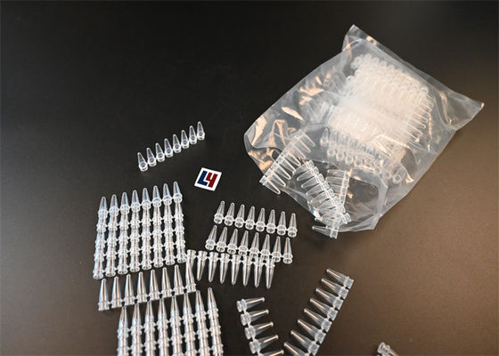 Good price Precise Lab 8 strip PCR Plastic Tube 0.2 Ml Thin Walled online