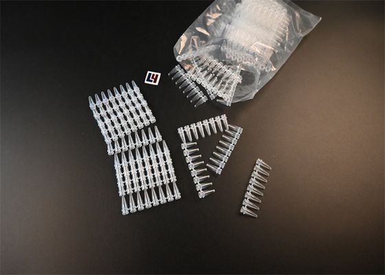 Good price Laboratory 0.2 Ml Tubes PCR Strip Tubes With Attached Caps online