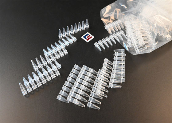 Good price Tamper Proof PCR Tube Centrifuge Plastic with Attached Caps online