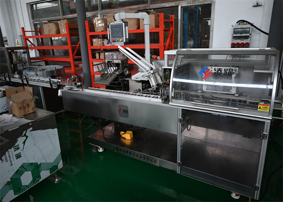 Good price High Speed 80BPM Pharma Cartoning Machine for Blister Packs Auto Loading, GMP Compliance and Precision Alignment online