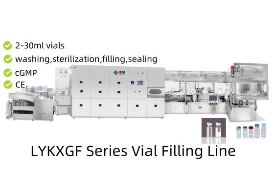 High-Speed Vaccine Vial Filling & Stoppering Line cGMP Standard Compliant Automation for mRNA & Biologics
