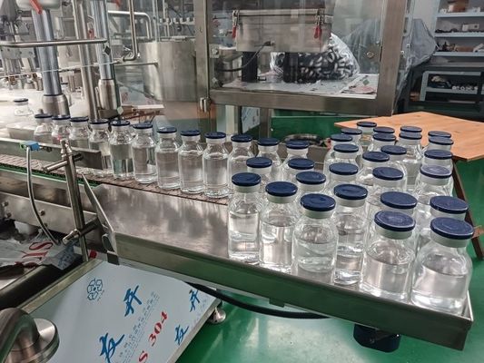 Pharma Filling Machine for 30-500ml Vials - Automatic, Efficient, and Customizable with Piston Pumps