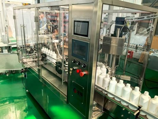 Automatic Liquid Filling and Capping Monoblock (50-500ml)
Smart Sensor Interlocking Automation with Multi-Pump Adaptability